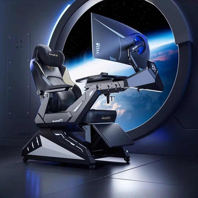 Office Furniture Warehouse - Gaming Office Ergonomic Chair E-sports Pod