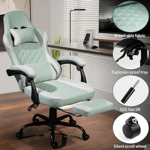 Office Furniture Ergonomic - Mint Green And Light Grey Ergonomic