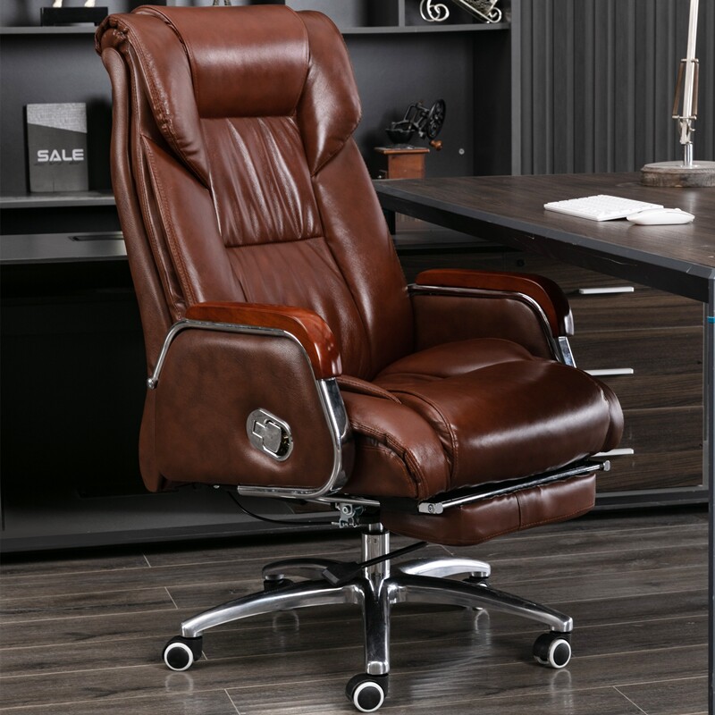 Office Furniture Ergonomic - Leather boss chair office seat computer