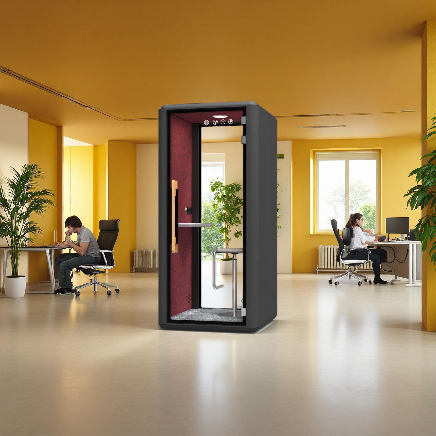 Office Furniture Warehouse - Modern Indoor Soundproofed Office Pod Mobile