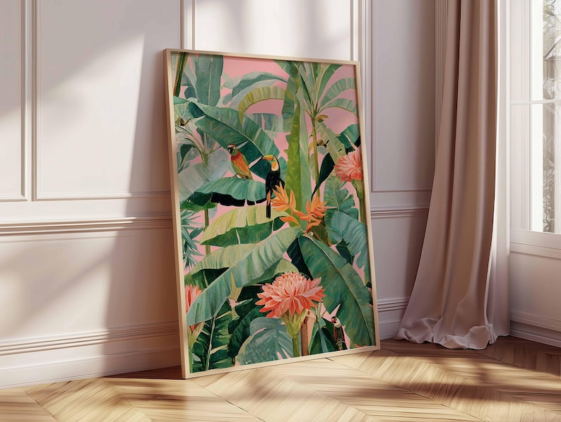 1pc Retro Tropical Canvas Post - Office Furniture Direct บทวิจารณ์และราคา