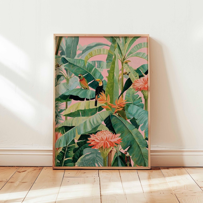1pc Retro Tropical Canvas Post - Office Furniture Direct บทวิจารณ์และราคา