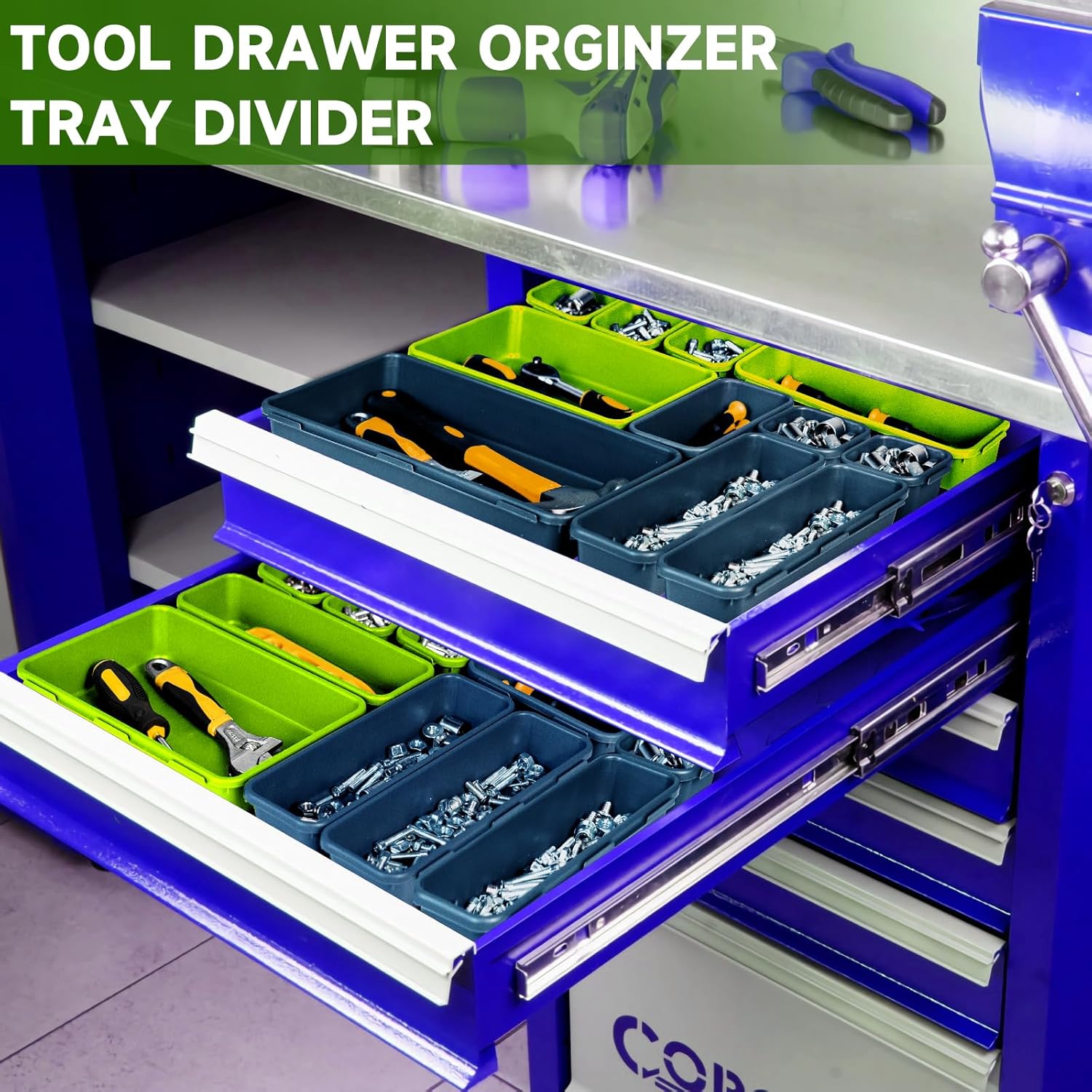 Tool Box Organizer Tray, 60PCS - Drawer Organizer Tray บทวิจารณ์และราคา