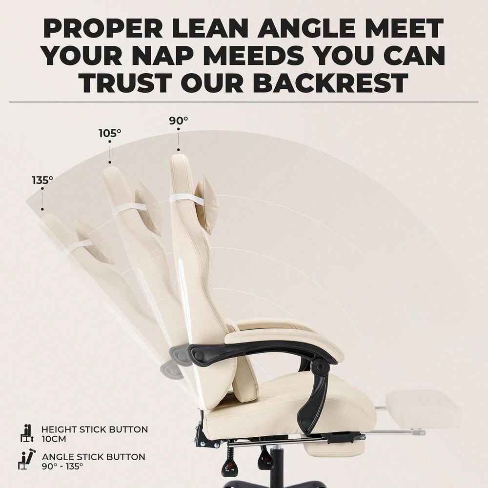 Chair With Footrest And Massag - Office Furniture Ergonomic บทวิจารณ์และราคา