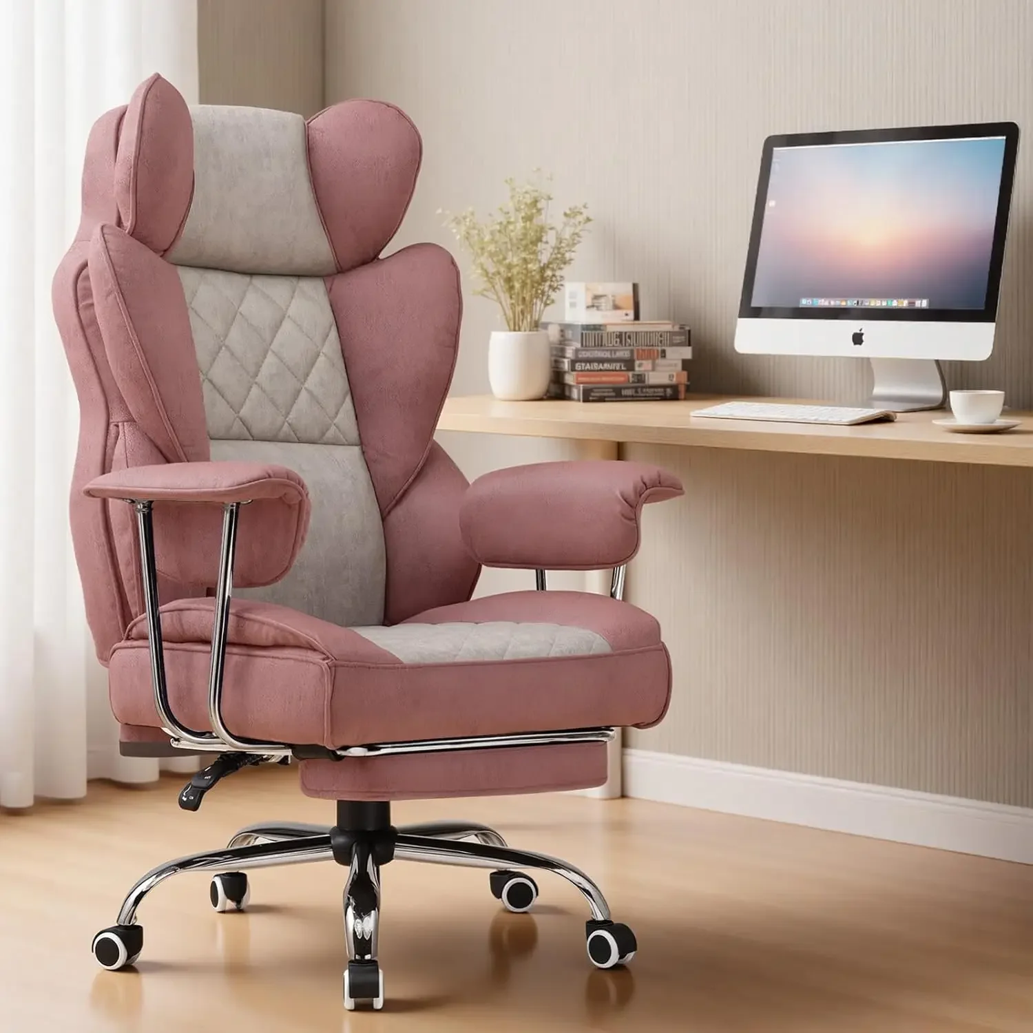 Big and Tall Gaming Chair with - Office Furniture Ergonomic บทวิจารณ์และราคา
