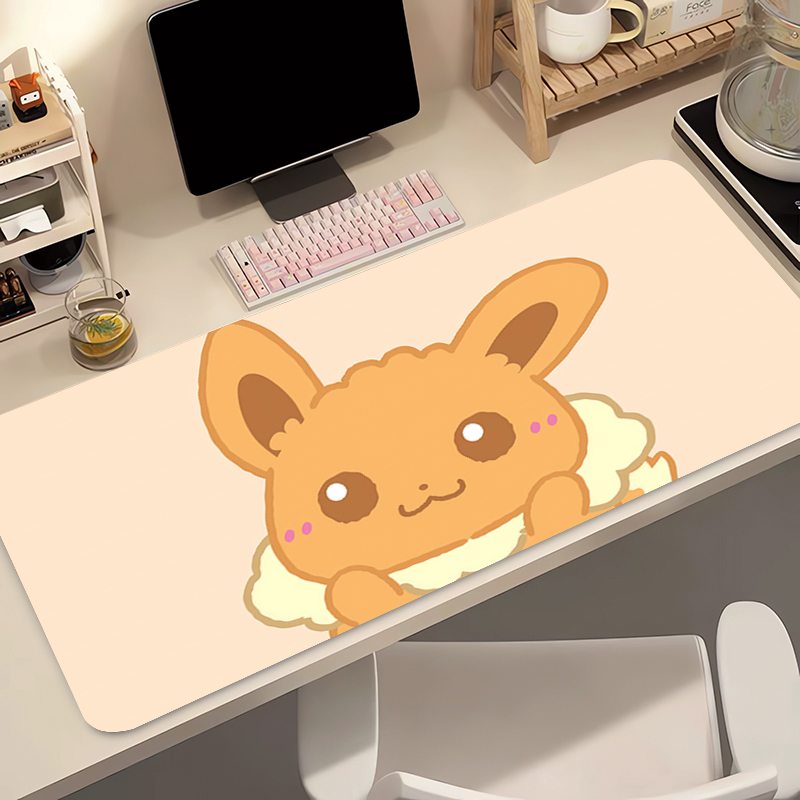 Anime Mouse Pad Pokemon Eevee  - Office Furniture China บทวิจารณ์และราคา