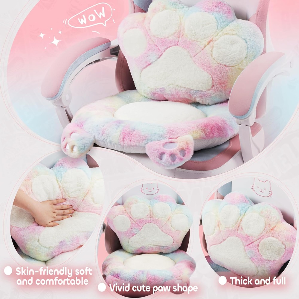 Gaming Chair Cute with Cat Ear - Office Furniture Ergonomic บทวิจารณ์และราคา