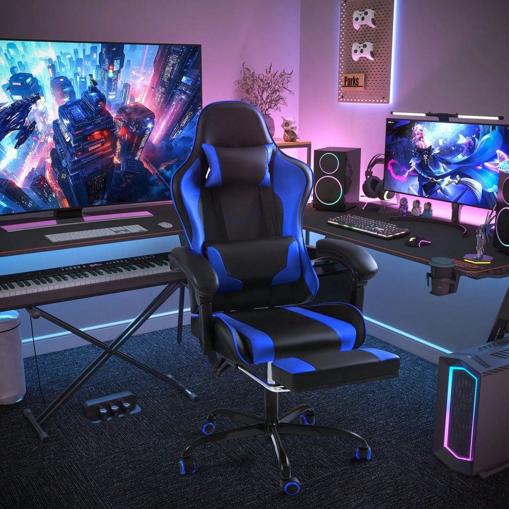 Chair, Video Game Chair With F - Office Furniture Ergonomic บทวิจารณ์และราคา