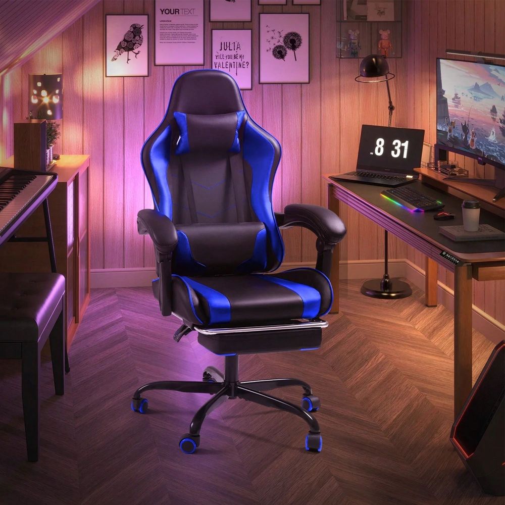Chair, Video Game Chair With F - Office Furniture Ergonomic บทวิจารณ์และราคา