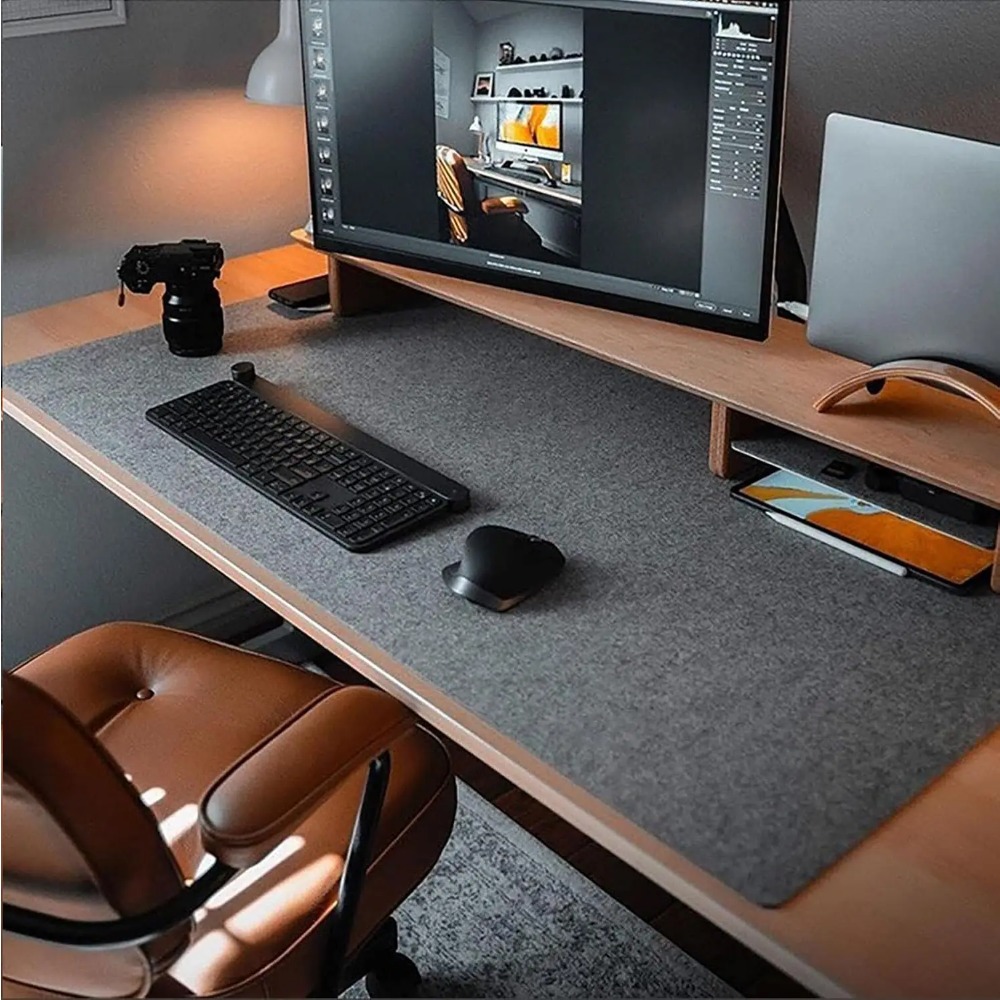 Felt Desk Mat Computer Mat for - Office Furniture China บทวิจารณ์และราคา