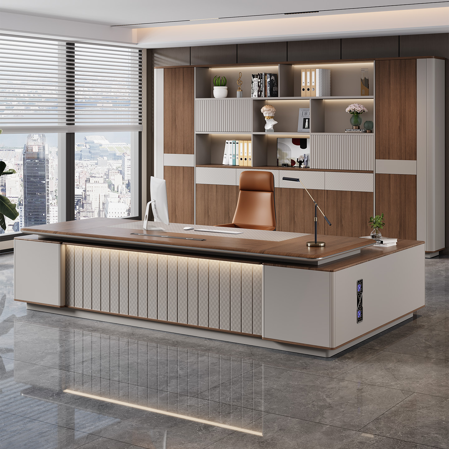 High-end boss table light luxu - Office Furniture High End บทวิจารณ์และราคา