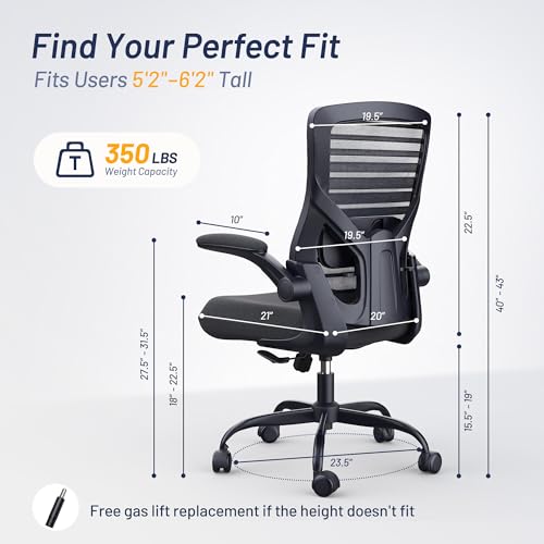 Black Ergonomic Office Chair W - Office Furniture Ergonomic บทวิจารณ์และราคา