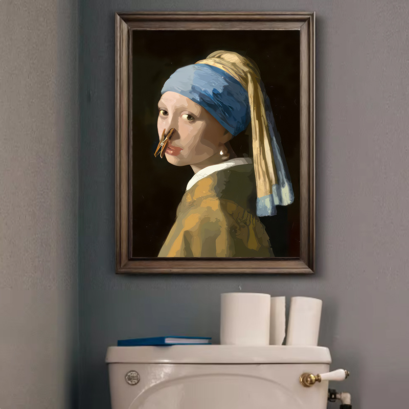 1pc Funny Abstract Bathroom To - Office Furniture Direct บทวิจารณ์และราคา