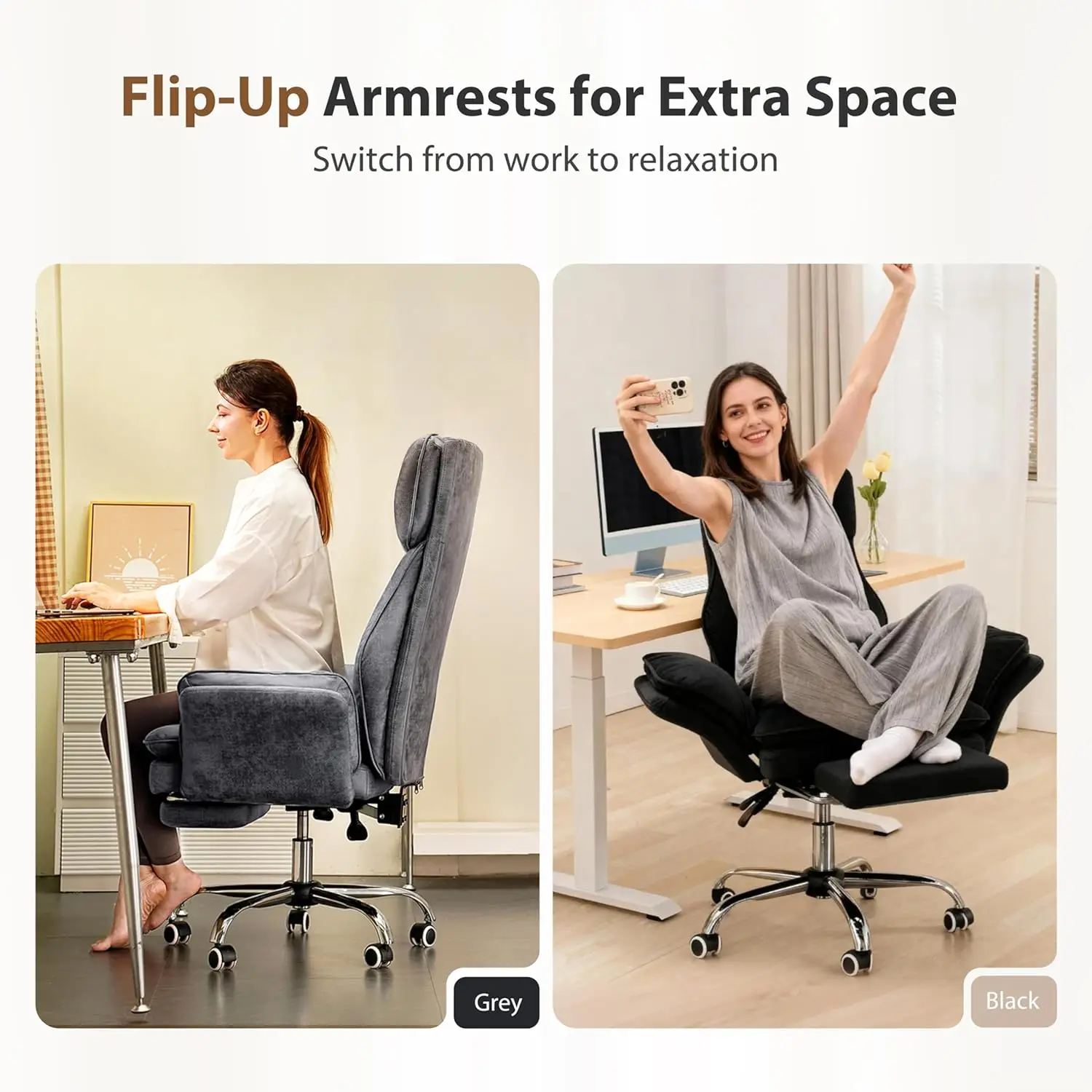 Big and Tall Office Chair, Fli - Office Furniture Ergonomic บทวิจารณ์และราคา