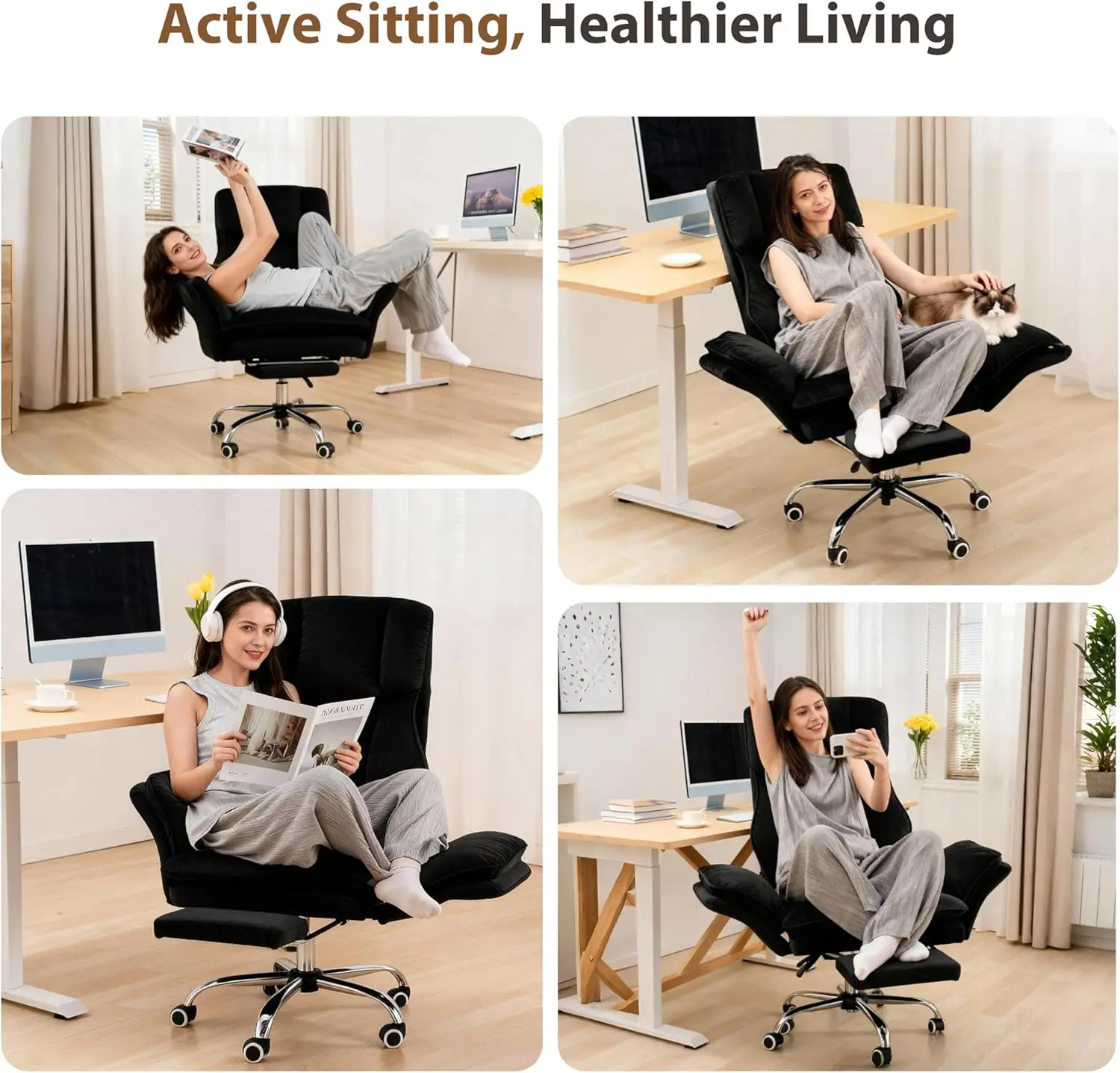 Big and Tall Office Chair, Fli - Office Furniture Ergonomic บทวิจารณ์และราคา