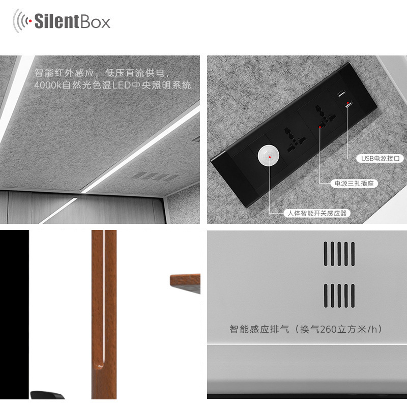 Silent Cabin Soundproof Room G - Office Furniture Warehouse บทวิจารณ์และราคา