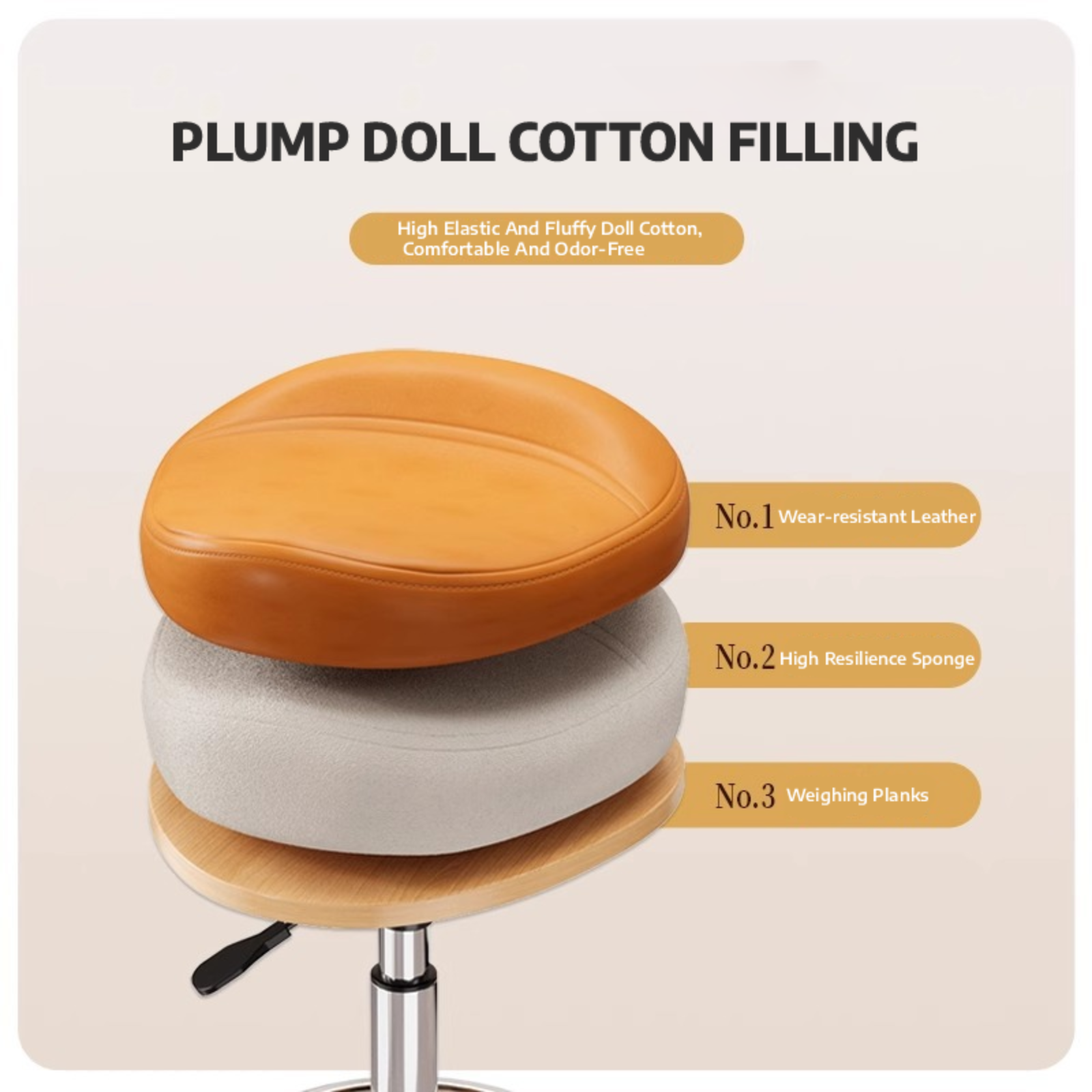 Saddle Stool Rolling Swivel SP - Office Furniture Ergonomic บทวิจารณ์และราคา