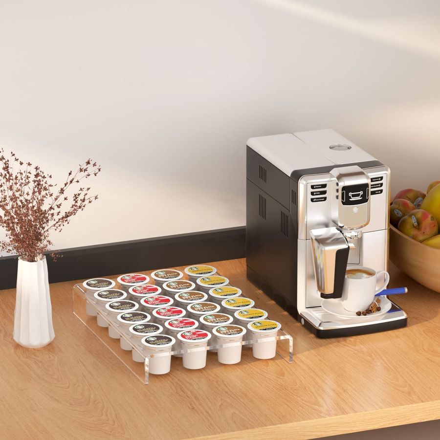Acrylic K Cup Drawer Organizer - Drawer Organizer Tray บทวิจารณ์และราคา