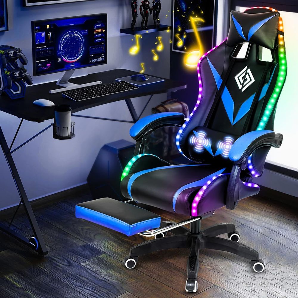 RGB Gaming Chair with Bluetoot - Office Furniture Ergonomic บทวิจารณ์และราคา