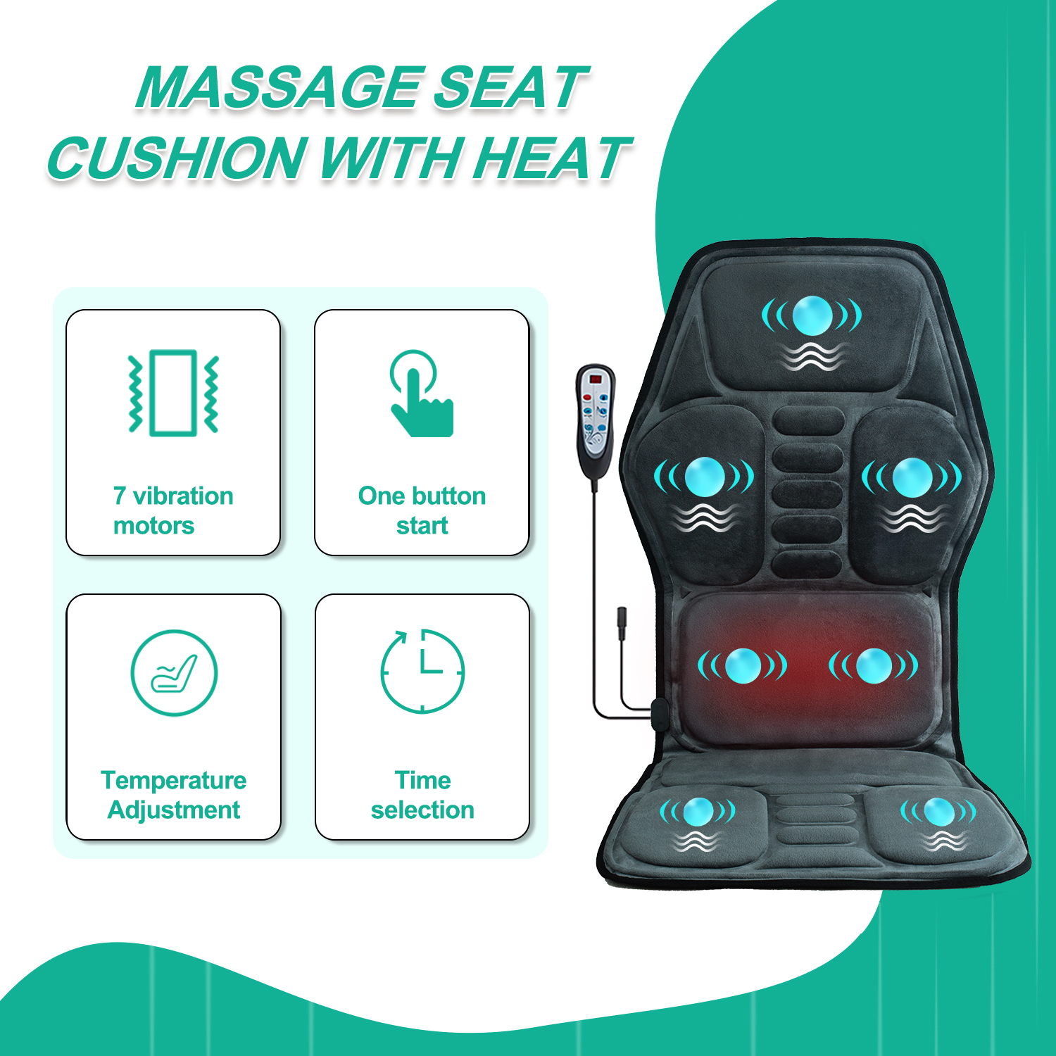 Vibration Back Massager Seat C - Office Furniture Direct บทวิจารณ์และราคา