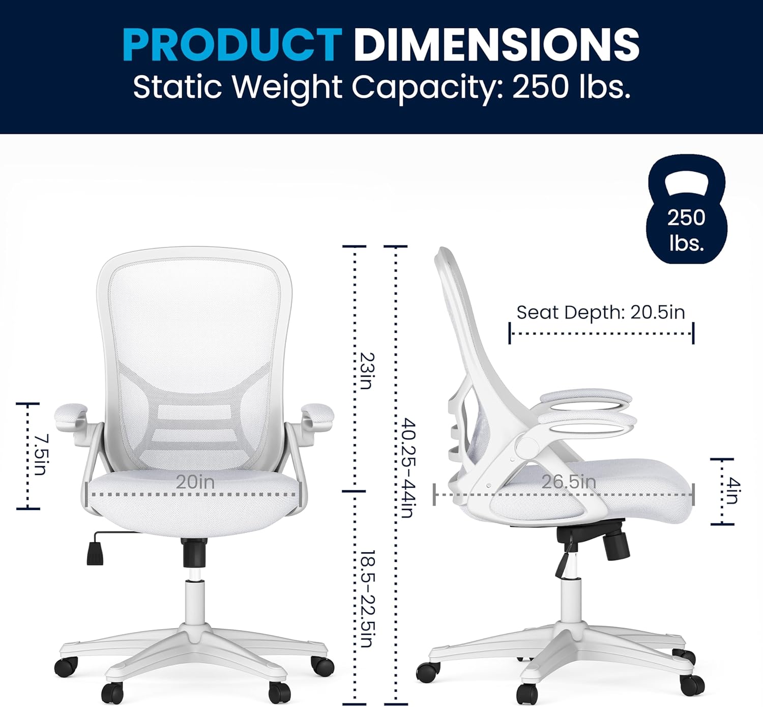 Ergonomic Mesh Office Chair wi - Office Furniture Ergonomic บทวิจารณ์และราคา