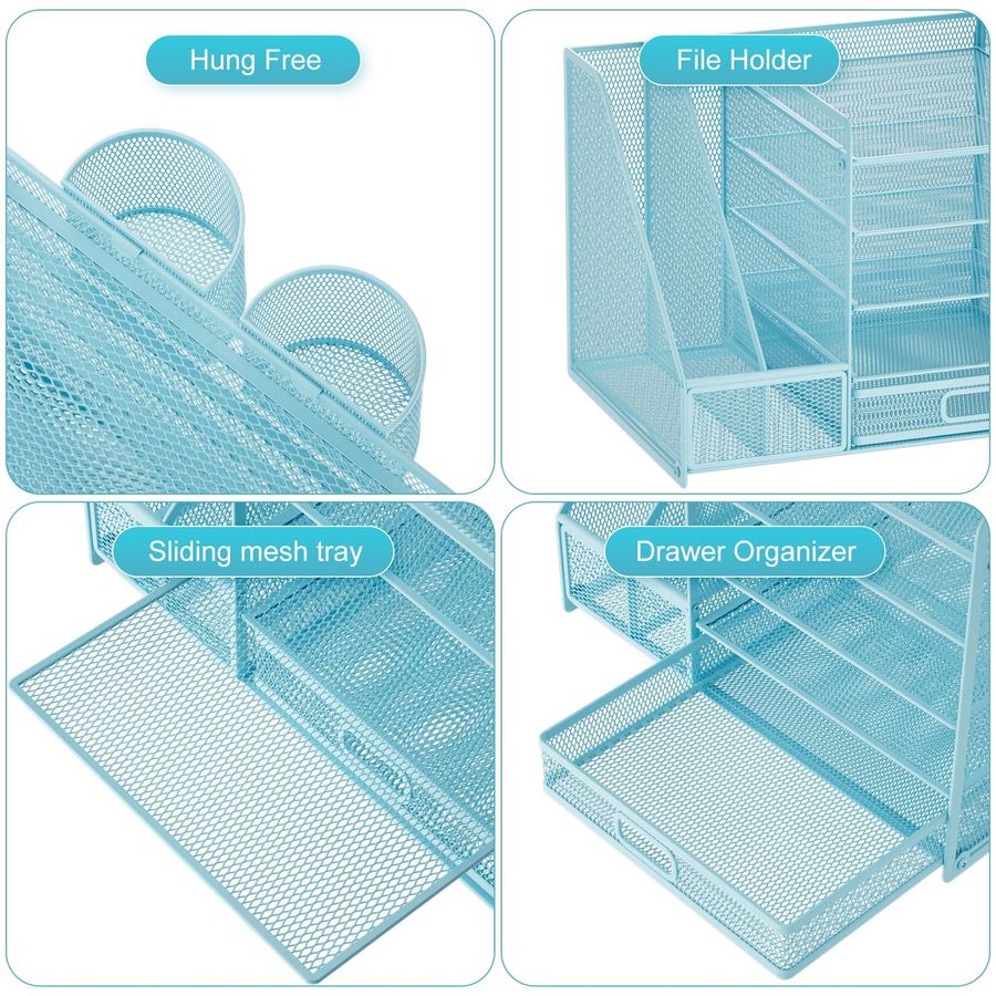 Desk Organizer with File Holde - Drawer Organizer Tray บทวิจารณ์และราคา